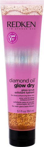 Redken diamond oil glow dry gloss scrub 3 x 150ml - afbeelding 2