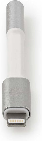 Nedis Lightning-Adapter - Apple Lightning 8-Pins - 3,5 mm Female - Verguld - 0.15 m - Rond - Aluminium - afbeelding 8