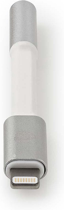 Nedis Lightning-Adapter - Apple Lightning 8-Pins - 3,5 mm Female - Verguld - 0.15 m - Rond - Aluminium - afbeelding 8