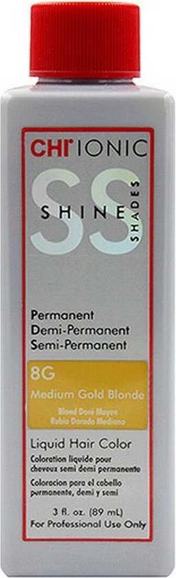 Permanente Kleur Chi Ionic Shine Shades Farouk 8G - afbeelding 1
