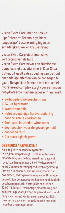 Vision Extra Care SPF 30 - Zonnebrand - Factor 30 - 180 ml - afbeelding 17