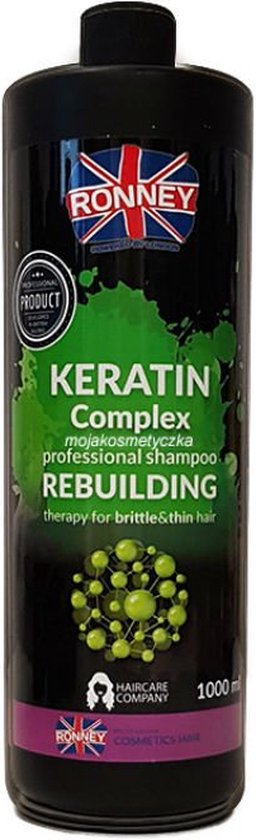 Ronney - Keratin Complex Professional Shampoo Rebuilding Restoring Shampoo From Keratin Compass - afbeelding 1