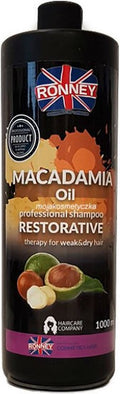 Ronney - Macadamia Oil Complex Professional Shampoo Restorative Strengthening Shampoo Macadamia 1000Ml - afbeelding 1