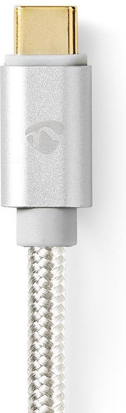 Nedis USB-C Adapter - USB 3.2 Gen 1 - USB-C Male - HDMI Connector - 4K@60Hz - 18 Gbps - 2.00 m - Rond - Verguld - Gevlochten / Nylon - Aluminium - Cover Window Box - afbeelding 4