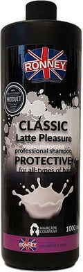 Ronney - Classic Latte Professional Shampoo Pleasure Protective Protective Hair Shampoo 1000Ml - afbeelding 1