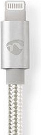 Nedis Premium 8-pins Lightning naar USB-C kabel - USB2.0 - tot 20V/3A / aluminium - meter - afbeelding 8