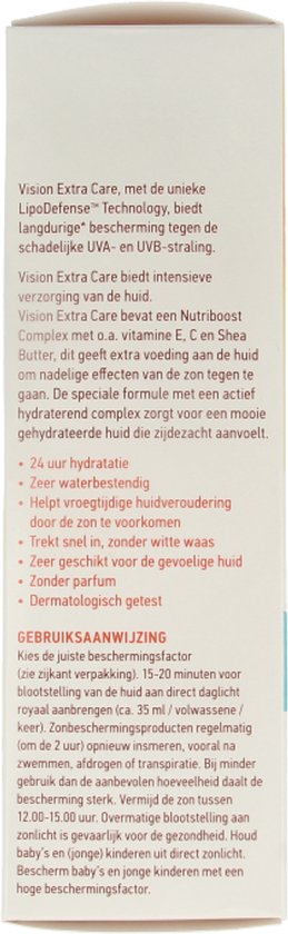Vision Extra Care SPF 30 - Zonnebrand - Factor 30 - 180 ml - afbeelding 15