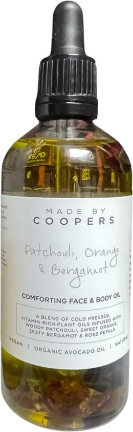 Coopers Comforting Face & Body Oil 100 ml Patchouli, Orange & Bergamot - afbeelding 2