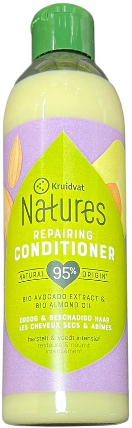 6 stuks Natures Repairing Conditioner 400 ml Advocado & Almond Oil - afbeelding 3