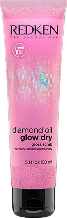 Redken - Diamond Oil Gloss Scrub For Shine Enhancing Blow Dry - 150ml - afbeelding 2