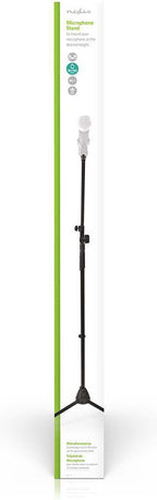 Microfoonstandaard - V-vorm - Hoogte bereik: 950-1650 mm - Maximale armlengte: 800 mm - ABS / Aluminium - Zwart - afbeelding 5