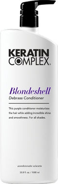 Keratin Complex Blondeshell Debrass Conditioner - 1000 ml- Zilvershampoo - Voor Blondines - - afbeelding 1