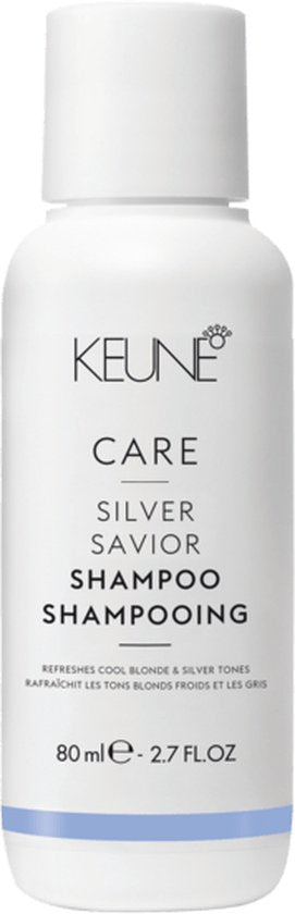 Keune - Care Silver Savior Shampoo - travel size - 80ml - Tegen gele gloed - afbeelding 2