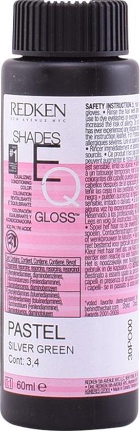 Semi-permanente kleurstof Redken EQ Gloss (60 ml) Ziverachtig Groen (60 ml) - afbeelding 1