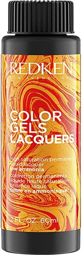 Permanent Colour Redken Color Gels Lacquers Nº 4RR-lava Nº 4.66 (60 ml) - afbeelding 1
