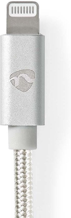 Nedis Lightning Kabel - USB 2.0 - Apple Lightning 8-Pins - USB-A Male - 480 Mbps - Verguld - 1.00 m - Rond - Gevlochten / Nylon - Aluminium - Cover Window Box - afbeelding 5
