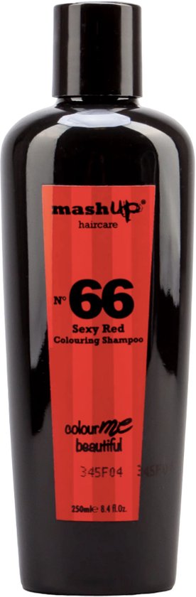 mashup haircare Colour Me Beautiful N° 66 Sexy Red Shampoo 250ml - 3 stuks - afbeelding 2