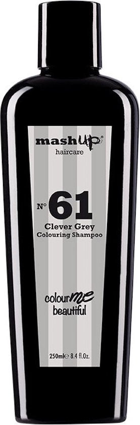 mashUp haircare Colour Me Beautiful N° 61 Clever Grey Colouring Shampoo 250ml - afbeelding 1