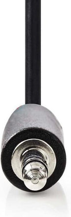 Nedis DIN-Audiokabel - DIN 5-Pins Male - 3,5 mm Male - Vernikkeld - 1.00 m - Rond - PVC - Zwart - Envelop - afbeelding 8
