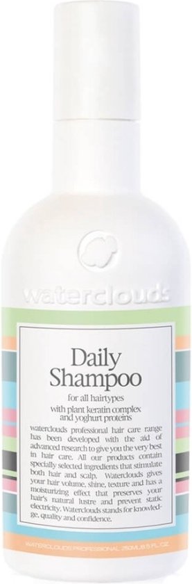 Waterclouds Daily Care Shampoo - 250 ml- Normale shampoo - Voor Alle haartypes - - afbeelding 2
