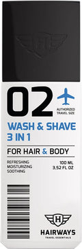 Hairways - 02 - Wash & Shave 3 In 1 - 100 ml - afbeelding 1