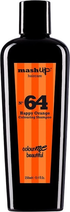 mashUp haircare Colour Me Beautiful N° 64 Happy Orange Colouring Shampoo 250ml - afbeelding 1