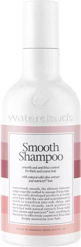 Waterclouds Smooth Shampoo - 250 ml- Normale shampoo - Voor Alle haartypes - - afbeelding 1