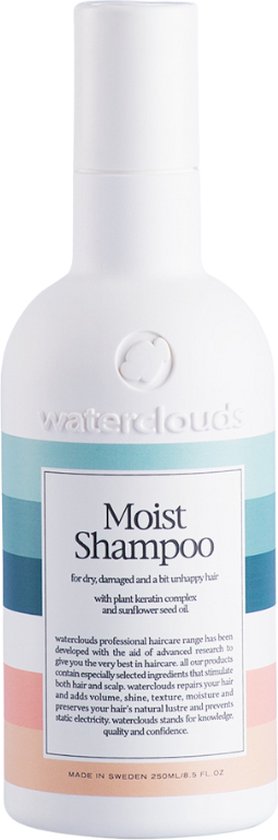 Waterclouds Moist Shampoo - 250 ml- Normale shampoo - Voor Alle haartypes - - afbeelding 3