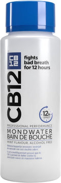 CB12 Original Mondwater - Beschermt 12 uur lang tegen een slechte adem - Met Fluoride voor bescherming tegen gaatjes - Frisse mentholsmaak - Alcoholvrije mondspoeling - 250ml - afbeelding 1