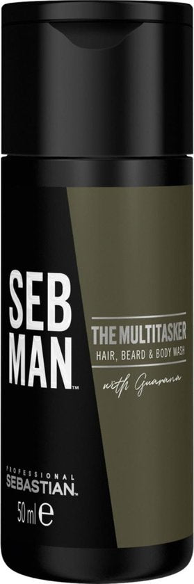 SEB MAN - THE MULTITASKER 3 in 1 - Hair, Beard & Body Wash 50 ml - afbeelding 3