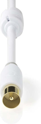 Coaxkabel 100 dB | IEC (coax) male - IEC (coax) male | 5,0 m | Wit - afbeelding 11
