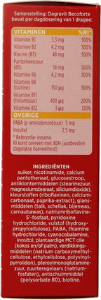 Dagravit Vitamine B Becoforte - Vitamine B3, B5, B6, B11 en B12 helpen om vermoeidheid te verminderen - 100 tabletten - afbeelding 15