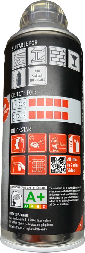Dupli Color Platinum Grey Aluminium 400ml Top Coverage RAL 9007 voor binnen en buiten - afbeelding 3