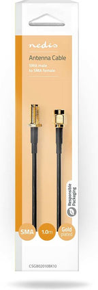Nedis SMA (m) - SMA (v) verlengkabel - RG-174 / 50 Ohm - meter - afbeelding 11