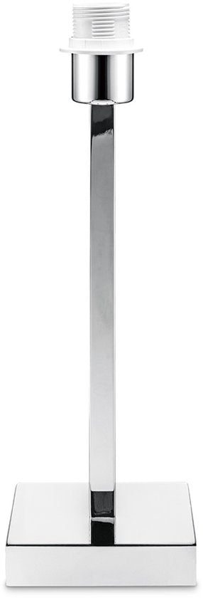 Home Sweet Home - Moderne tafellamp voet Gomez voor lampenkap - chroom - 12.5/12.5/39cm - gemaakt van Metaal - geschikt voor E27 LED lichtbron - - afbeelding 9