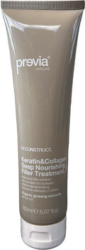 previa Reconstruct Keratin & Collagen Deep Nourishing Filler Treatment 150ml - afbeelding 1