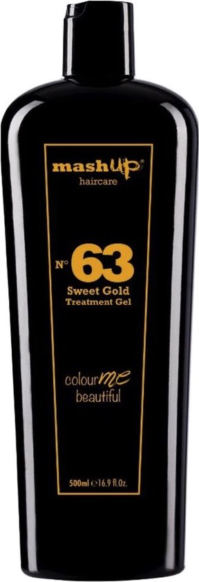 mashUp haircare Colour Me Beautiful N° 63 Sweet Gold Treatment Gel 500ml - afbeelding 1