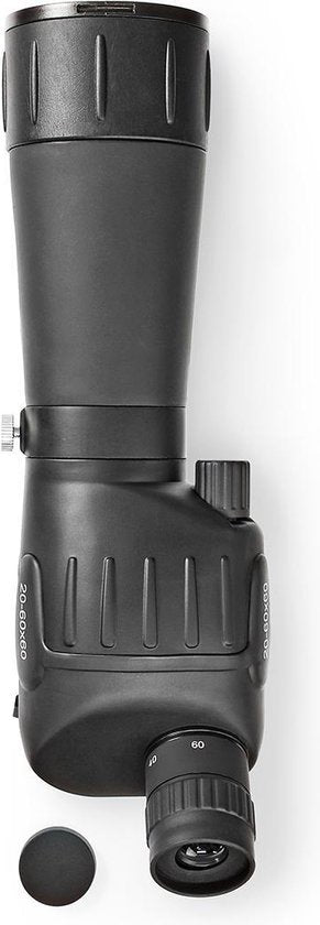 Nedis Spotting Scope - Vergrotingsbereik: 20-60 - Diameter objectieflens: 60 mm - Gezichtsveld: 38 m - Dioptrische correctie - Inclusief reistas - Zwart - afbeelding 11