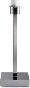Home Sweet Home - Moderne tafellamp voet Gomez voor lampenkap - chroom - 12.5/12.5/39cm - gemaakt van Metaal - geschikt voor E27 LED lichtbron - - afbeelding 1