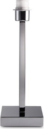 Home Sweet Home - Moderne tafellamp voet Gomez voor lampenkap - chroom - 12.5/12.5/39cm - gemaakt van Metaal - geschikt voor E27 LED lichtbron - - afbeelding 1