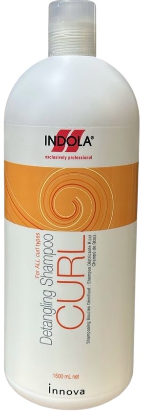 Indola Innova Curl Shampoo 1500 ml Detangling Shampoo - afbeelding 1