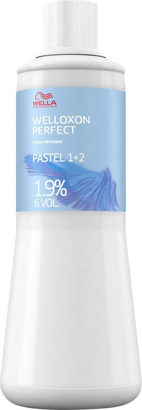 Wella Professional - Welloxon Perfect Pastel 1+2 Cream Developer 1.9% 6 Vol. - Cream Oxidation Developer - afbeelding 1