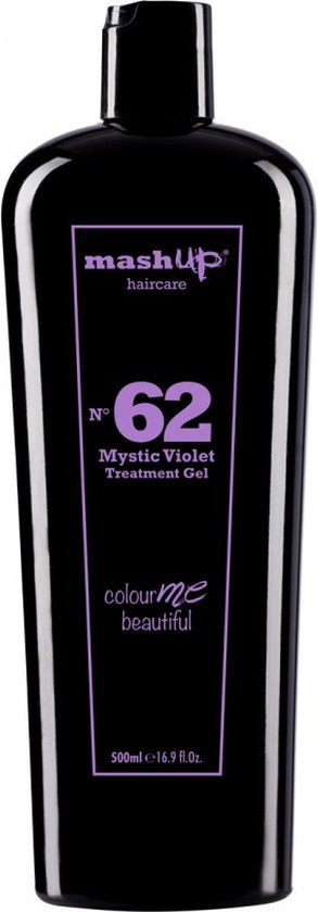 mashUp haircare Colour Me Beautiful N° 62 Mystic Violet Treatment Gel 500ml - afbeelding 1