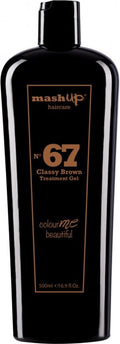 mashUp haircare Colour Me Beautiful N° 67 Classy Brown Treatment Gel 500ml - afbeelding 1