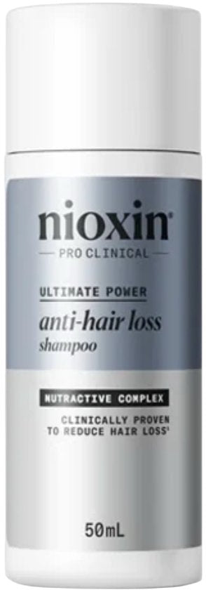 Nioxin Anti-Hairloss Shampoo 10 stuks ( TOTAAL 500ML )Reisverpakking à 50 ml- Normale shampoo - Voor Alle haartypes - afbeelding 2