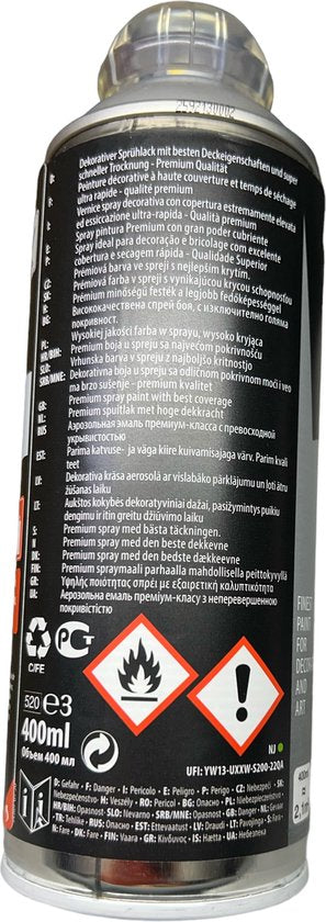 Dupli Color Platinum Grey Aluminium 400ml Top Coverage RAL 9007 voor binnen en buiten - afbeelding 2