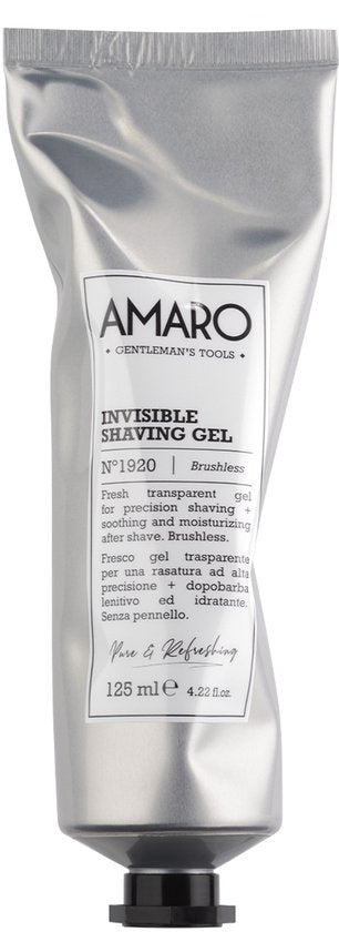 Scheergel Farmavita Amaro Nº1920 Brushless Transparant (125 ml) - afbeelding 4