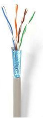 Nedis Netwerk Kabel Rol - CAT5e - Stranded - F/UTP - Koper - 305.0 m - Binnenshuis - Rond - PVC - Grijs - Trekdoos - afbeelding 6