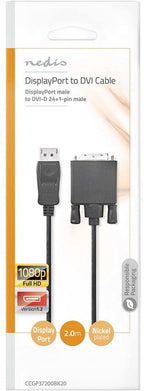 | DisplayPort Male | DVI-D 24+1-Pins Male | | | m | | | Zwart | - afbeelding 15