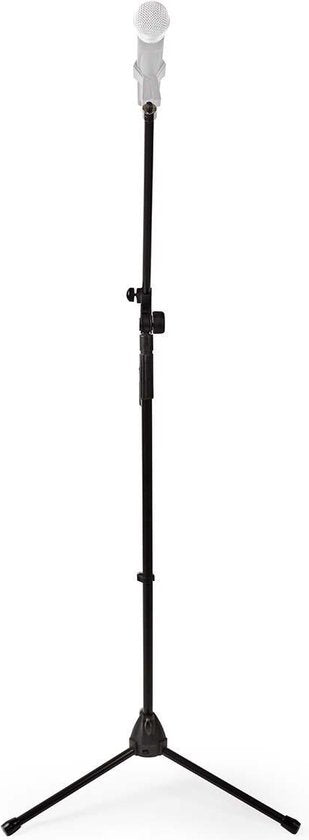 Microfoonstandaard - V-vorm - Hoogte bereik: 950-1650 mm - Maximale armlengte: 800 mm - ABS / Aluminium - Zwart - afbeelding 1